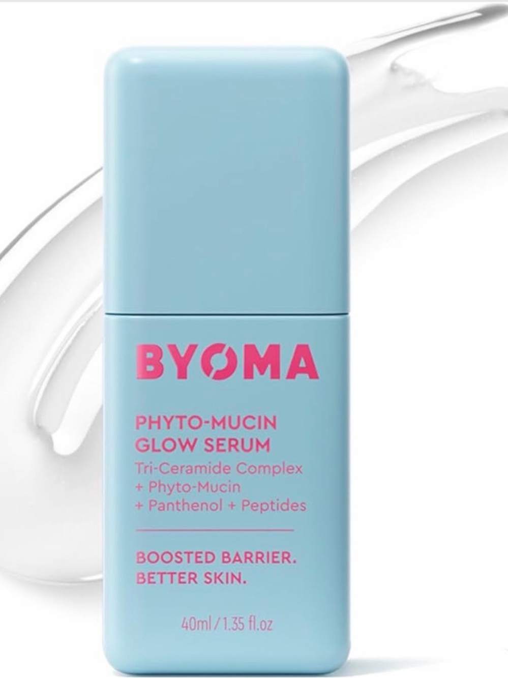 Byoma Phyto-Mucin Glow Serum — Light Blue